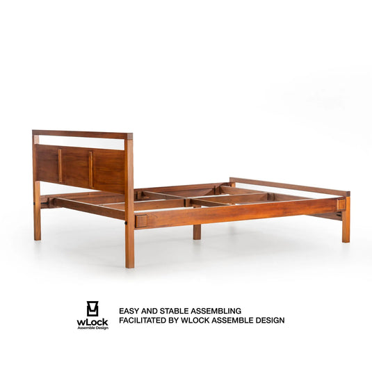 back side of Aria Super Bed Frame for bedroom