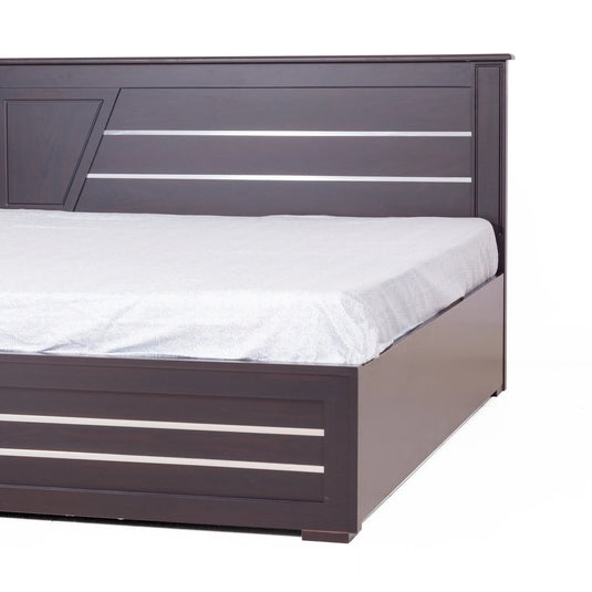 side picture of eco single bed frame of the bedroom furniture set
