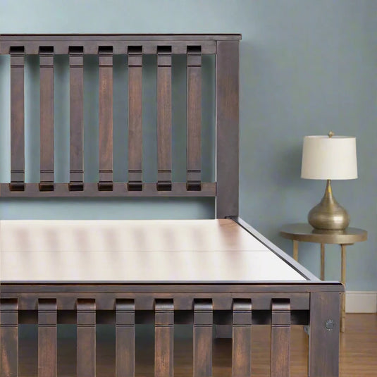 a part of the haven oak bed frame