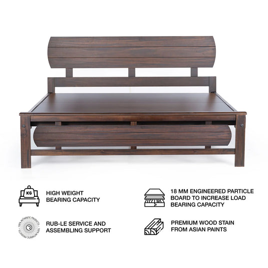 Luxe Bed Frame - Rub - le