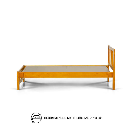 Solo Teak Single Bed