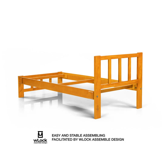 Solo Teak Single Bed