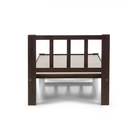 Solo Wenge Classic Single Bed - Rub - le