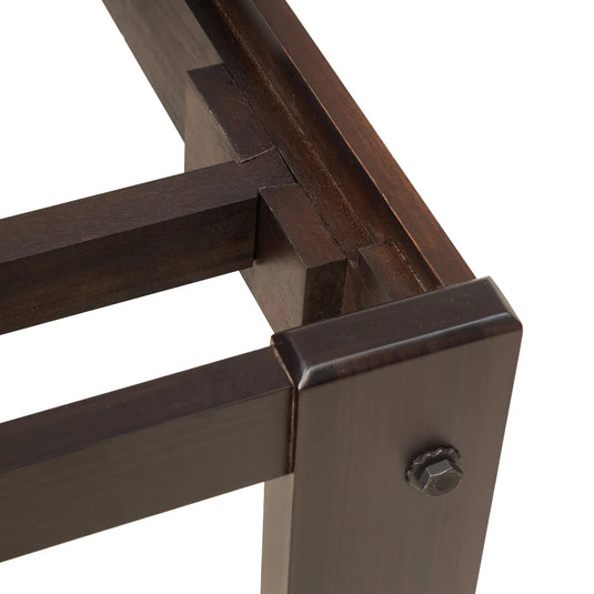 Solo Wenge Classic Single Bed - Rub - le