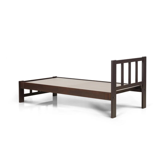 Solo Wenge Classic Single Bed - Rub - le