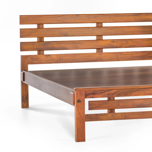 Vida Super Solid Wood Bed Frame - Rub - le
