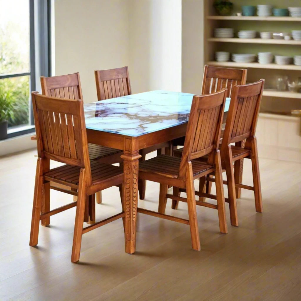 Vista Dining Table |Perfect for Indian Dining Room