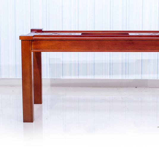 a part of the zion dining table without glass top
