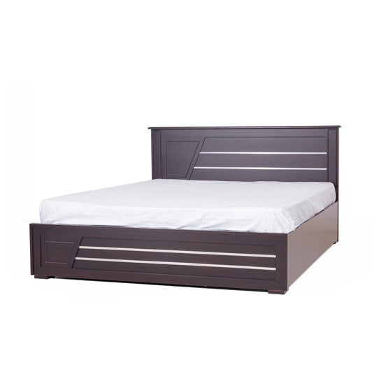 side view of eco single bed frame in the bedroom furniture set