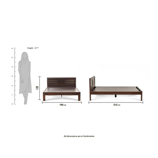 Eula Bed Frame - Rub - le