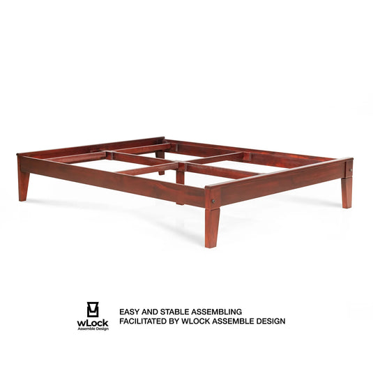 Alpa Fairshed Super Solid Wood Bed Frame side inner View